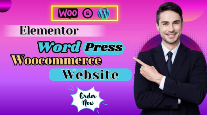 Gig Preview - Build wordpress woocommerce website business with elementor pro