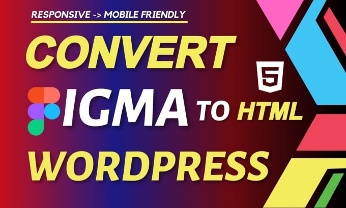 Gig Preview - Convert figma to wordpress PSD to wordpress html to wordpress