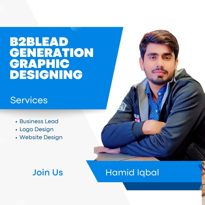 Gig Preview - Do b2b lead generation and handle your graphic design project