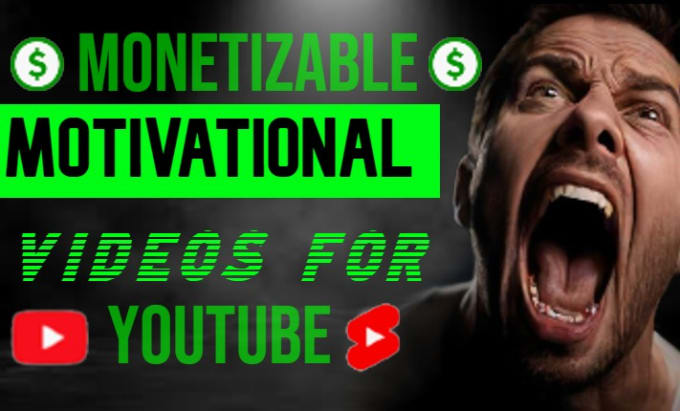 Gig Preview - Create engaging motivational videos for youtube