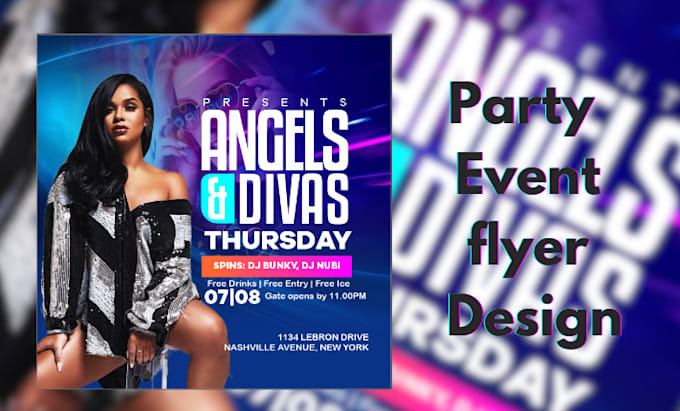 Gig Preview - Design your chrismas, church, party and events flyers, banners and posters