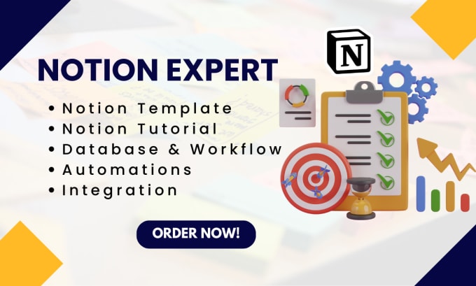 Gig Preview - Do notion template, migration for marketing team CRM coach as notion expert