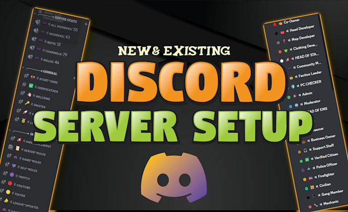 Bestseller - setup new and existing discord servers within 12 hours