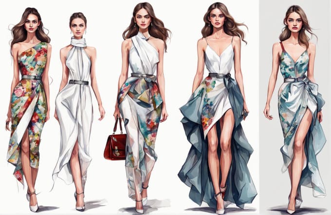 Bestseller - make fashion full look illustrations and design