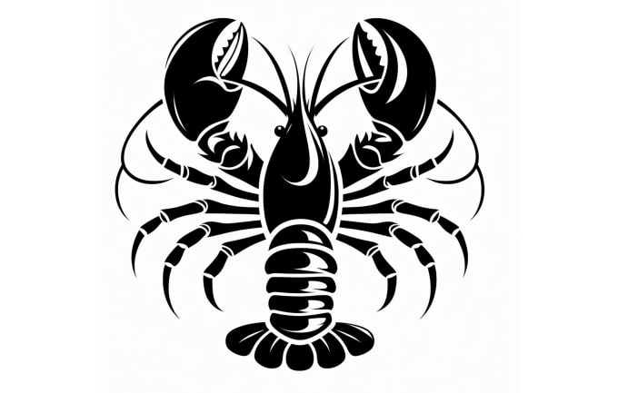 Gig Preview - Design high quality lobster minimalist logo in 12 hours