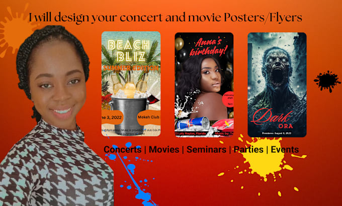 Gig Preview - Design your concert and movie posters