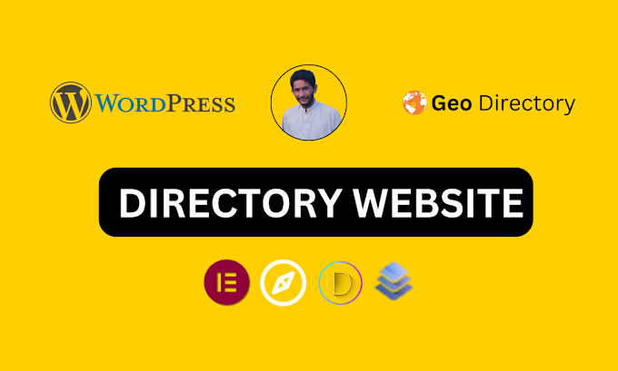 Gig Preview - Design any type of elegant directory or business directory website for you