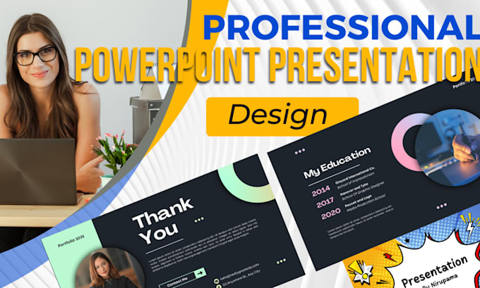 Gig Preview - Design professional powerpoint presentations, pitch decks, and google slides