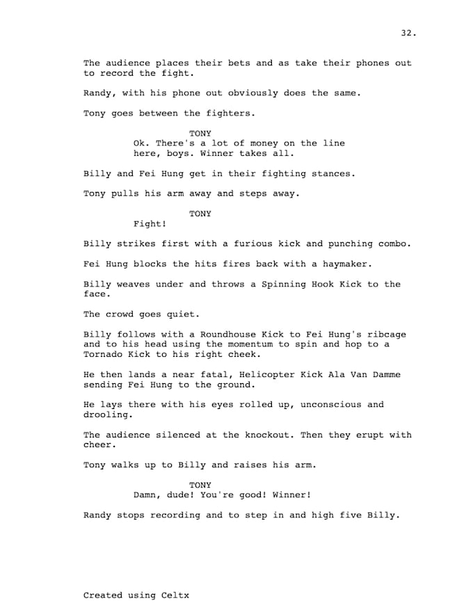 Bestseller - let me write your screenplay