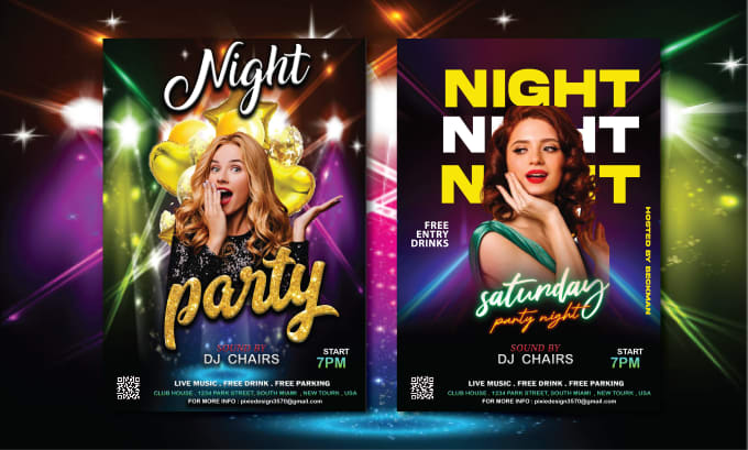 Gig Preview - Design stunning party, church, birthday, nightclub, christmas, dj, event flyer