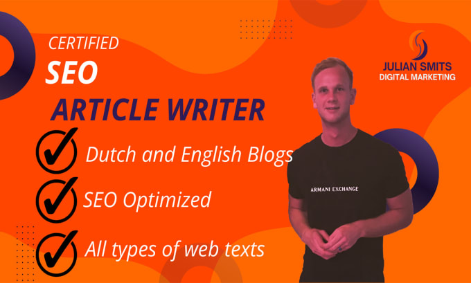 Gig Preview - Write SEO optimized blog posts and articles for your website