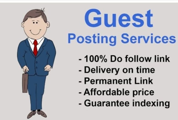 Gig Preview - Paid guest posting with backlinks in website