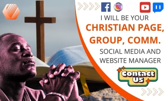 Gig Preview - Manage your christian facebook, instagram, youtube page and group