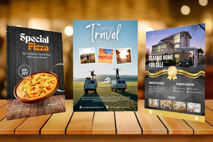 Gig Preview - Design professional flyers, menu, brochure