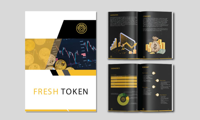 Gig Preview - Design whitepaper, crypto whitepaper and pdf design