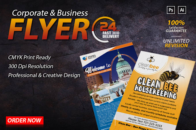 Gig Preview - Create captivating flyers that leave a lasting impression