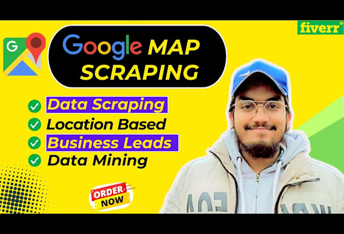 Gig Preview - Do google map scraping, b2b map lead generation, data extraction