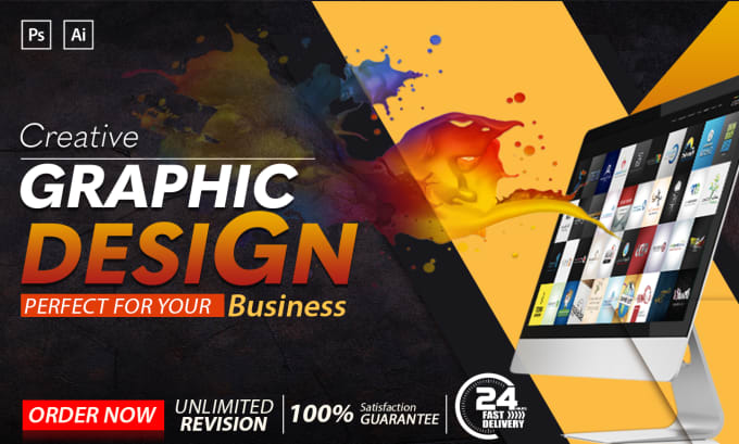 Gig Preview - Provide graphic designing services for your brand