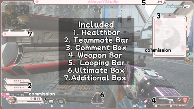 Gig Preview - Design a customize apex legends overlay for streamer