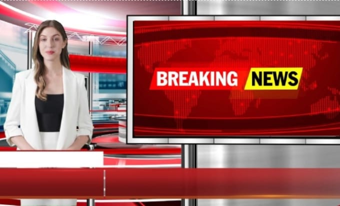 Bestseller - provide a breaking news ai spokesperson video