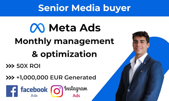 Gig Preview - Do facebook ads instagram ads meta ads media buyer free audit