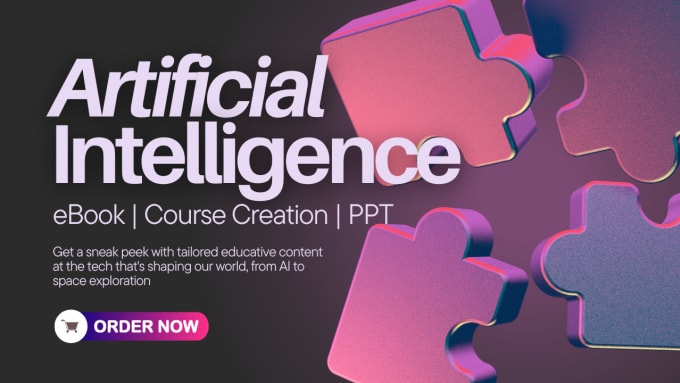 Gig Preview - Do ai and machine learning ebook and online course creation