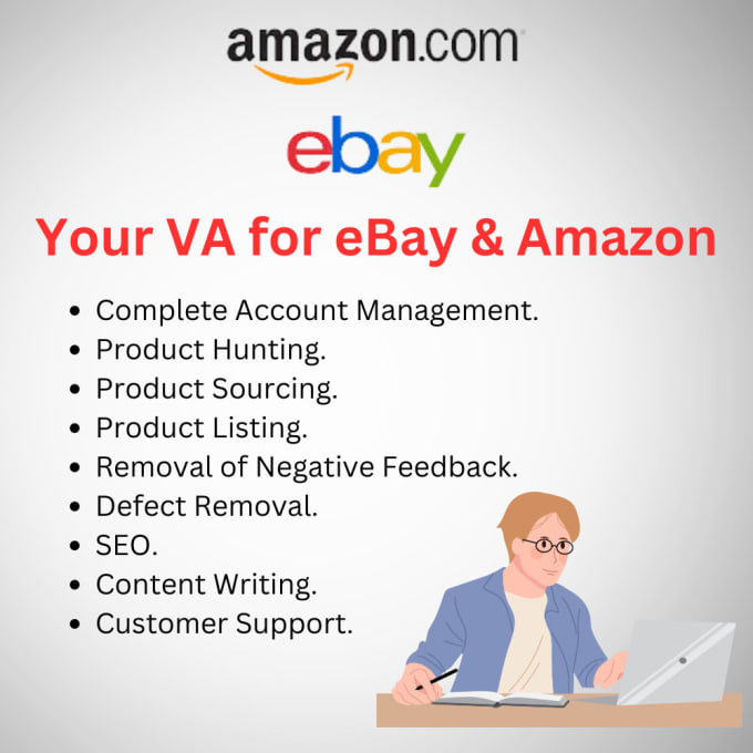 Gig Preview - Be your virtual assistant on ebay