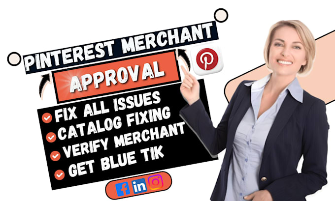 Bestseller - install or fix pinterest tag, setup catalog error and merchant approval verify