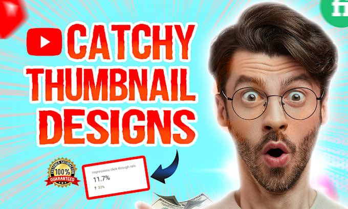 Gig Preview - Design viral clickbait youtube thumbnail within 1 hour