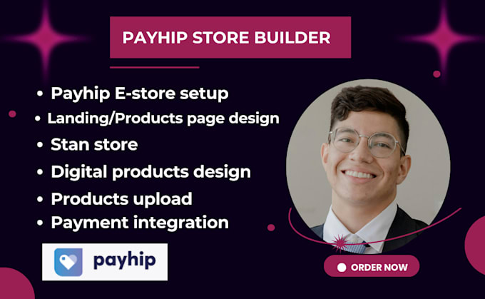 Gig Preview - Design payhip stan store payhip ecommerce digital product gumroad course upload