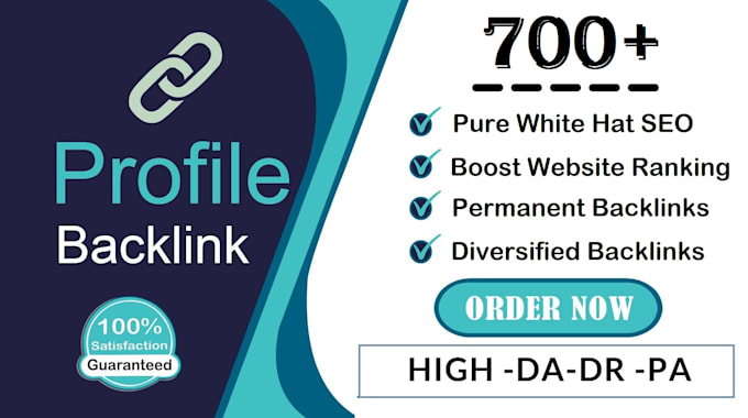 Gig Preview - Create 700 high quality profile backlinks