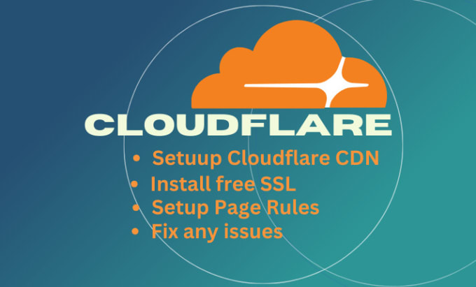 Gig Preview - Setup cloudflare CDN with SSL install and fix any issues