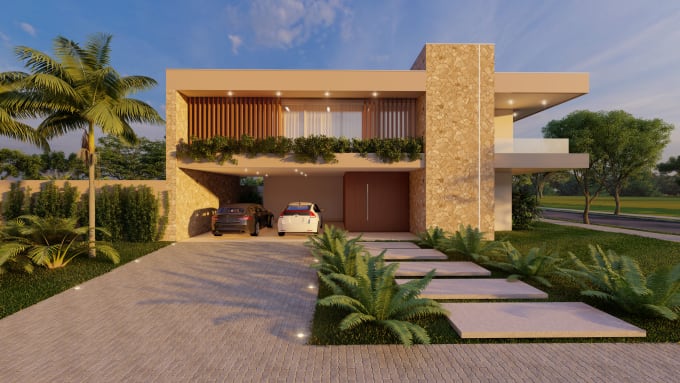 Gig Preview - Design your interior exterior and render realistic