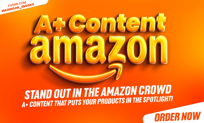 Gig Preview - Design amazon enhanced brand content ebc and a plus content