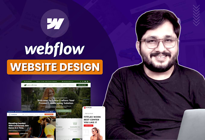 Gig Preview - Do webflow website design or redesign, and figma to webflow