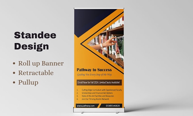 Gig Preview - Design professional roll up banners, retractable banners, or standee