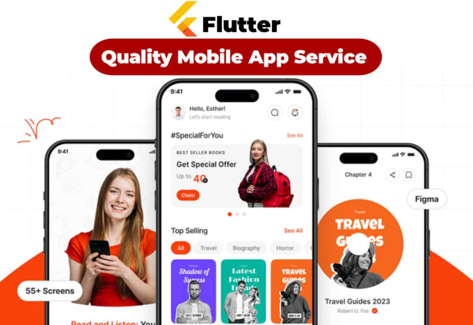 Gig Preview - Be your flutter app developer for mobile app development android app and ios app