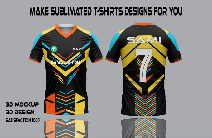 Gig Preview - Custom sublimated tshirts designs for you