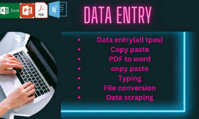 Gig Preview - Do typing from image to word doc