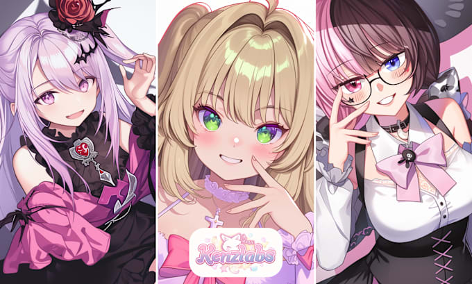 Gig Preview - Anime pfp, fanart, potrait of your original character, anime character, vtuber