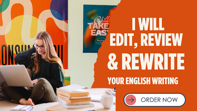 Gig Preview - Proofread and edit or rewrite your english writing