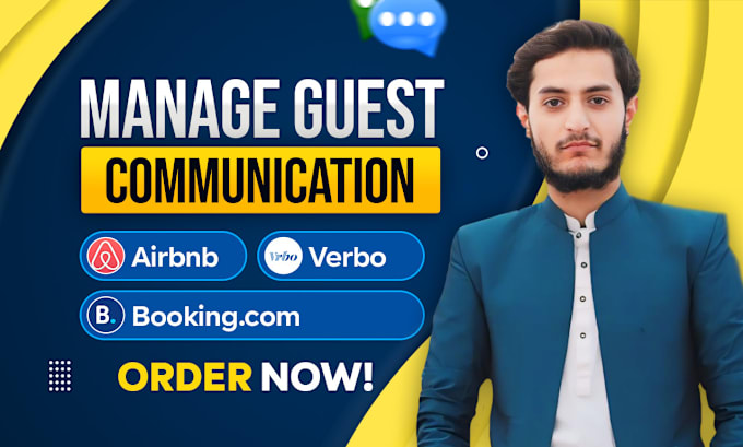 Gig Preview - Be your airbnb co host for guest communication and listing management