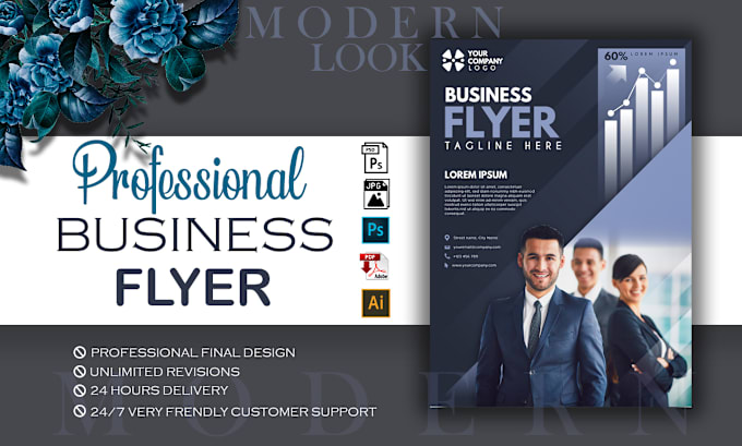 Gig Preview - Design one pager , business and marketing flyer in 24 hours