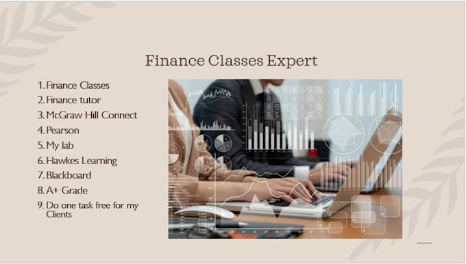 Bestseller - do finance classes for you