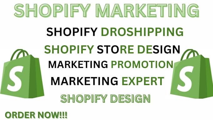 Gig Preview - Boost shopify sales, complete shopify marketing, shopify store promotion manage