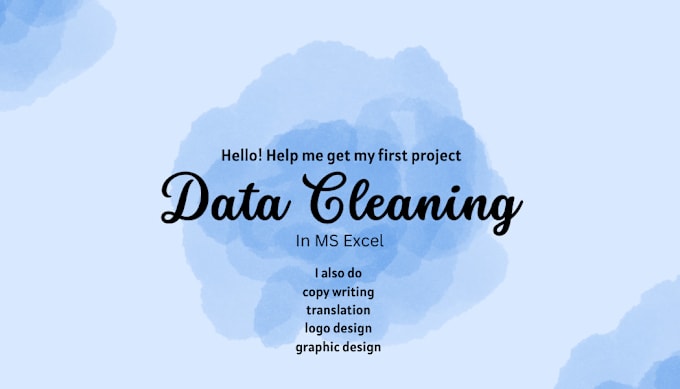 Gig Preview - Help you in data cleaning in ms excel