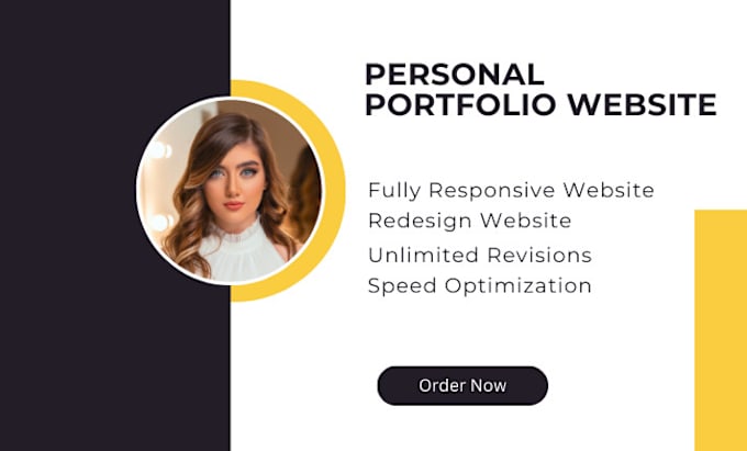 Gig Preview - Build personal portfolio wordpress website