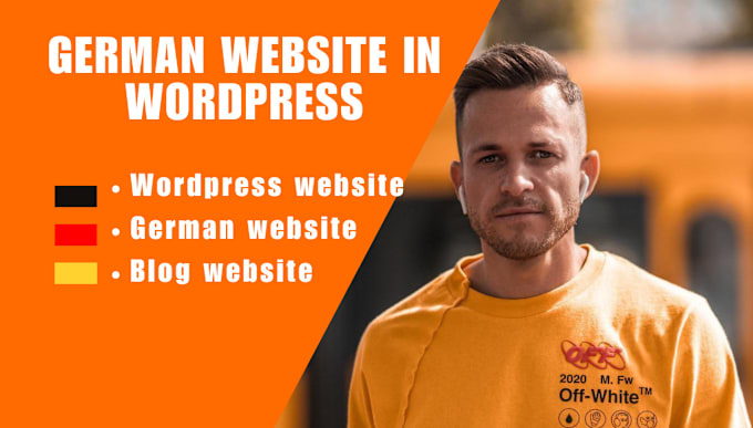 Gig Preview - Build a german website in wordpress cms