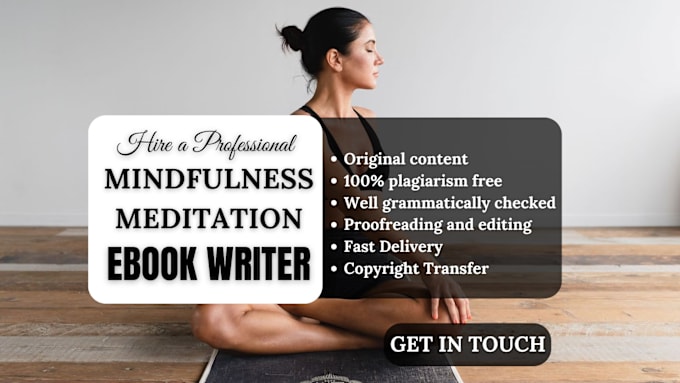 Gig Preview - Be your exercise, mindfulness and meditation, yoga nonfiction ebook