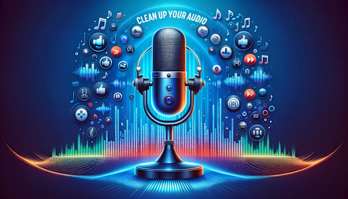 Gig Preview - Professionally clean up your audio and remove any background noise